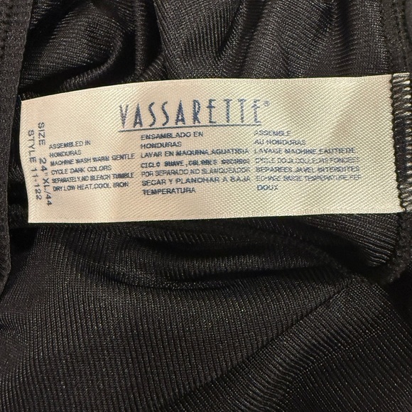 Vassarette Black Midi Slip Skirt Lace Lined Goth Whimsigoth Feminine Versatile - Picture 5 of 8